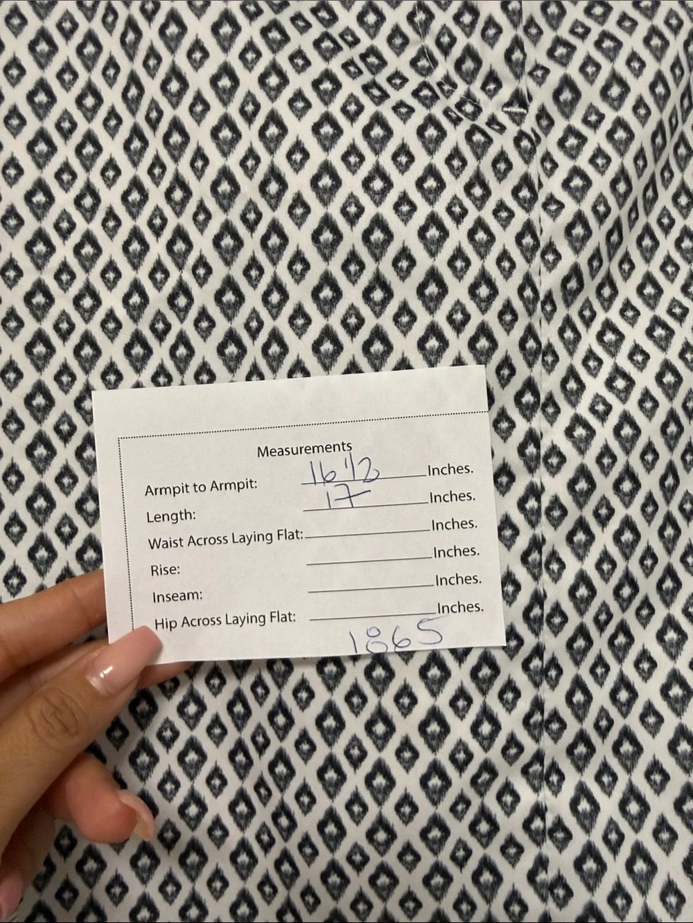 Black & White Geometric Pencil Skirt